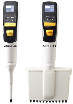 0.5 - 10 µl, 8-channel pipette, Variable volume