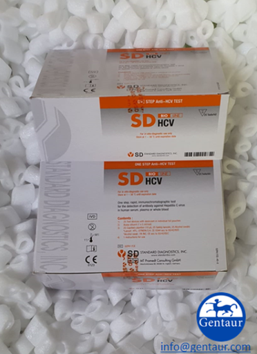 [0173-AF02FK17CE] SD Bioline HCV 25 test, diluent, acpp, lancets and swabs, 25 tests/kit